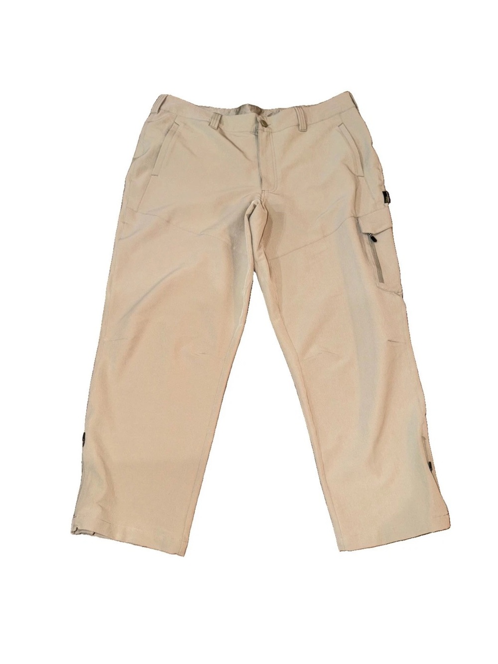 Cabela's Guidewear Men's 40x30 Cargo Pants Beige 4MOST Fishing Hiking Stretch